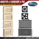 New Radiator & Condenser Cooling Fan Kit For Honda Accord 2013-2017 L4 2.4L. Fixed Price $291.99.
