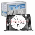 Tyc Dual Radiator & Condenser Fan Assembly For 2009-2013 Toyota Corolla 1.8L Zt. Fixed Price $140.16.