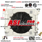 Asi 4 Row Radiator+shroud+fan For 2007-15 Jeep Wrangler Jk 3.6L 3.8L V6 Engine. Fixed Price $359.00.