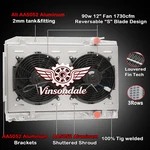 Rows Radiator+shroud Fan For 1971-1985 Mercedes-benz R107 380 C107. Fixed Price $284.05.