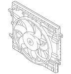 Genuine Volvo Engine Cooling Fan Assembly 32222287. Fixed Price $616.08.