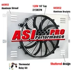 Aluminum Radiator Fan Shroud Fit 1971-1979 Dodge B100 D100 W150 D200 Ramcharger. Fixed Price $99.00.