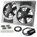 Derale 66833 High Output Dual 11" Rad Fan/alum Shroud Kit W/ Pwm Controller. Fixed Price $974.88.