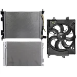 For 2012-2013 Kia Rio Hyundai Accent Electric Radiator Condenser Cooling Fan Kit. Fixed Price $112.66.