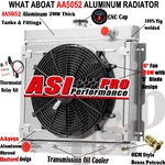Asi 4 Row Radiator+shroud Fan For 70-72 Dodge Dart /plymouth Duster Valiant 5.9L. Fixed Price $359.00.