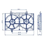 Radiator Cooling Dual Fan Shroud Assembly For Nissan Quest 04-09 Replacement. Fixed Price $143.76.