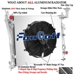 Fits 2011-2021 Jeep Grand Cherokee/dodge Durango 5.7L 3ROWS Radiator Shroud Fan. Fixed Price $279.00.