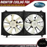 Dual Radiator Fan Assembly With Shroud For Lexus GS460 2008 2009-2011 V8 4.6L. Fixed Price $236.99.