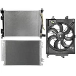 Radiator Condenser Cooling Fan Kit For 2012-2013 Hyundai Accent Hatchback. Fixed Price $132.98.