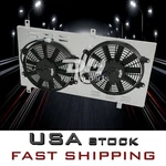 Aluminum Shroud & Plastic Fans 10"*2 For 1997-2001 Honda Crv Cr-v Ex Se 2.0L L4. Fixed Price $90.00.
