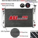 Asi Row Aluminum Radiator For 1994-1999 Chevy P30 Gmc P3500 5.7L V8. Fixed Price $259.00.