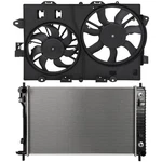 Radiator Cooling Fan Kit For 2007-2008 Chevrolet Equinox & Pontiac Torrent 3.4L. Fixed Price $184.98.