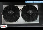 Kks Radiator Shroud W/ 2 16" Fan 94-99 Chevy C/k 1500 Suburban 5.7L Gas 17" Core. Fixed Price $209.00.