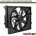 New Single Radiator Fan Assembly For Hyundai Venue 2020 2021 2022 2023 L4 1.6L. Fixed Price $135.98.