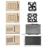 4PCS Radiator & Condenser Cooling Fan Kit For Acura Tsx 2004-2008 L4 2.4L. Fixed Price $290.32.