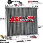Asi 4 Row Aluminum Radiator For 1987-1991 Dodge Dakota 2.2L 2.5L 3.9L. Fixed Price $199.00.