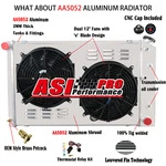 Asi Rows Radiator+shroud Fan For 1973-1986 Chevy Gmc C/k C10 C20 C30 K10 K20. Fixed Price $209.00.