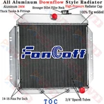 4 Row Aluminum Radiator For 1960-1962 Chevy C10 C20 C30 K10 K20 K30 Truck Pickup. Fixed Price $209.00.