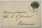 1916 Sweden 4 Re Postal Stationery Cover To Rnamo - 11.11.16 Wwi. Fixed Price $35.95.
