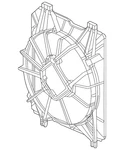 Genuine Honda Engine Cooling Fan Shroud 19015-69F-A01. Fixed Price $35.95.