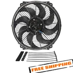 Derale 16626 16" Tornado Electric Puller Fan, Standard Mounting Kit. Fixed Price $165.26.