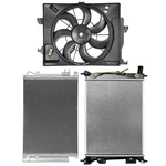 Electric Radiator Condenser Cooling Fan Kit For 2012-2013 Hyundai Accent. Fixed Price $126.49.
