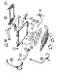 Genuine Mopar Radiator Cooling Fan Module 5137717AB. Fixed Price $98.98.