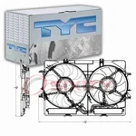 Tyc Dual Radiator & Condenser Fan Assembly For 2012-2016 Audi A6 2.0L L4 Fu. Fixed Price $239.20.
