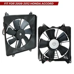 2PCS Condenser Cooling Radiator Fan For 2008-2012 Honda Accord 611130+601130. Fixed Price $70.99.