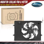 Radiator Cooling Fan Assembly With Shroud For Kia Sorento 2016-2020 2.4L 3.3L. Fixed Price $105.79.