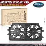 Dual Radiator Cooling Fan W/ Shroud Assembly For Buick Century Regal 2000-2001. Fixed Price $124.99.