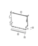 Genuine Mopar Radiator Shroud 68256139AA. Fixed Price $231.53.