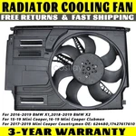 624480 Engine Radiator Cooling Fan For 2016-2019 Bmw X1 2015-2019 Mini Cooper. Fixed Price $149.99.