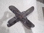 L57-60 C1 Corvette Flipped End 4-BLADE Fan 17+1/2" --gm #3735314--SURVIVOR!!. Fixed Price $85.00.