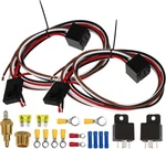 Autohaux Dual Electric Fan Relay Kit With Thermostatic Sensor Switch 185 On 17. Fixed Price $28.58.