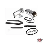 Jp Air Deflector Plate Set Chrome For Vw Bus/transporter T2 113119431. Fixed Price $50.63.