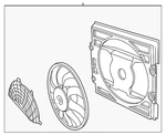 Genuine Bmw Fan Assembly 64-54-6-988-914. Fixed Price $801.61.