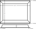 Northern Radiator Hurricane 18" X 20-1/2" 2-1/2" Aluminum Fan Shroud Kit. Fixed Price $84.99.