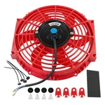 Jdmspeed New 10 Slim Fan Push Pull Electric Radiator Inch, Red. Fixed Price $42.46.