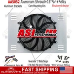 Aluminum SHROUD+16''FAN Fits 1971-1979 Dodge B/d/w 100 200 300 Ramcharger 5.9L. Fixed Price $99.00.