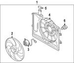 Genuine Hyundai Fan Assembly 25380-BE200. Fixed Price $549.61.