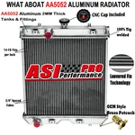 Asi Aluminum Tractor Radiator For Kubota TD110-16010 L3240DT L3240F L3240HST. Fixed Price $199.00.