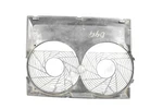 86-95 Mercedes 300SL 300E Ac A/c Condenser Dual Blower Fan Motor Shroud Oem. Fixed Price $68.00.