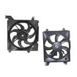 For Hyundai Tiburon 2003-2008 Cooling Fans Set Radiator And A/c Condenser. Fixed Price $156.07.