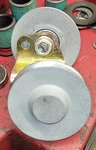 Honda N600 Sedan Z600 Coupe Rebuilt Cooling Fan Pulleys & Gold Zinc Bracket. Fixed Price $95.00.
