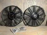 Mishimoto 14" Universal Slim Line High-flow 1300 Cfm Radiator Cooling Fans. Fixed Price $99.99.
