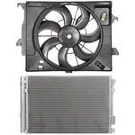 Electric Condenser Cooling Fan Kit For 2012-2013 Kia Rio Hyundai Accent 1.6L. Fixed Price $82.83.