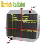 Aluminum Radiator 78-79 Bronco 66-79 Ford F-series F100 F150 F250 F350. Fixed Price $134.99.