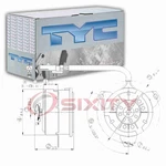 Tyc Engine Cooling Fan Motor For 2002-2004 Jeep Liberty 3.7L V6 Belts Clutch Dz. Fixed Price $58.58.