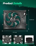 For 2007 2008 09-2010 Hyundai Elantra A/c Radiator Cooling Fan 621710 674-50273. Fixed Price $58.81.